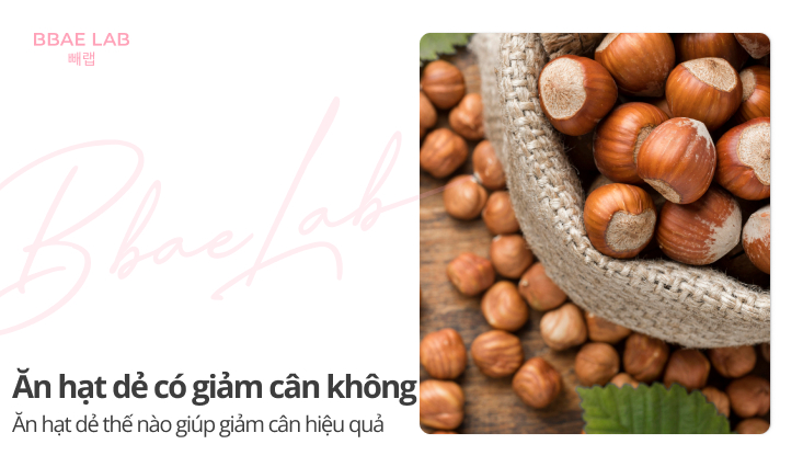 hạt dẻ có giảm cân không