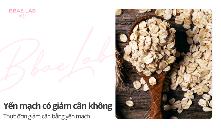 yến mạch có giảm cân không