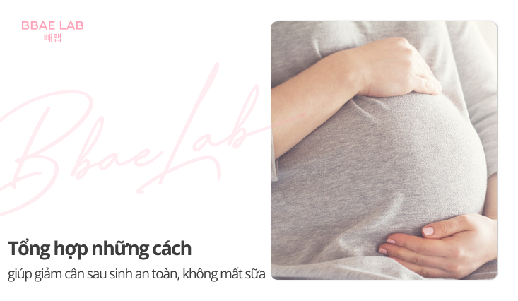giảm cân sau sinh