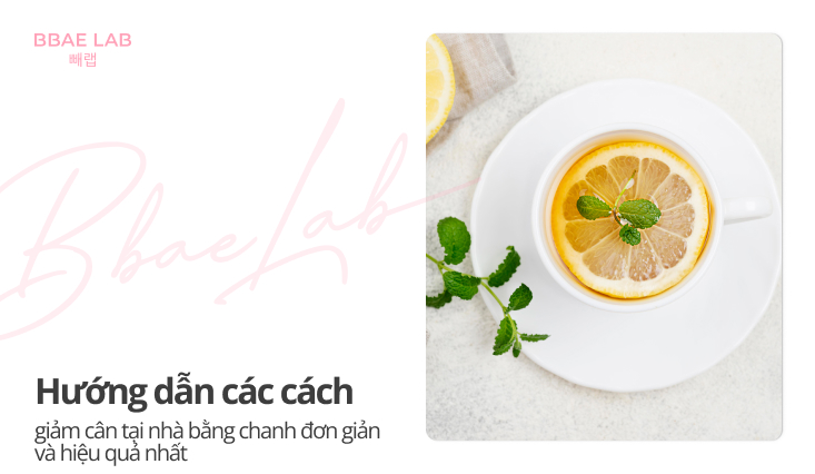 cách giảm cân tại nhà bằng chanh