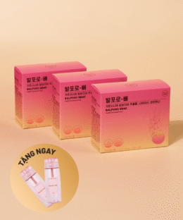 Combo 3 hộp viên sủi chuyển hóa chất béo Balporo BBae