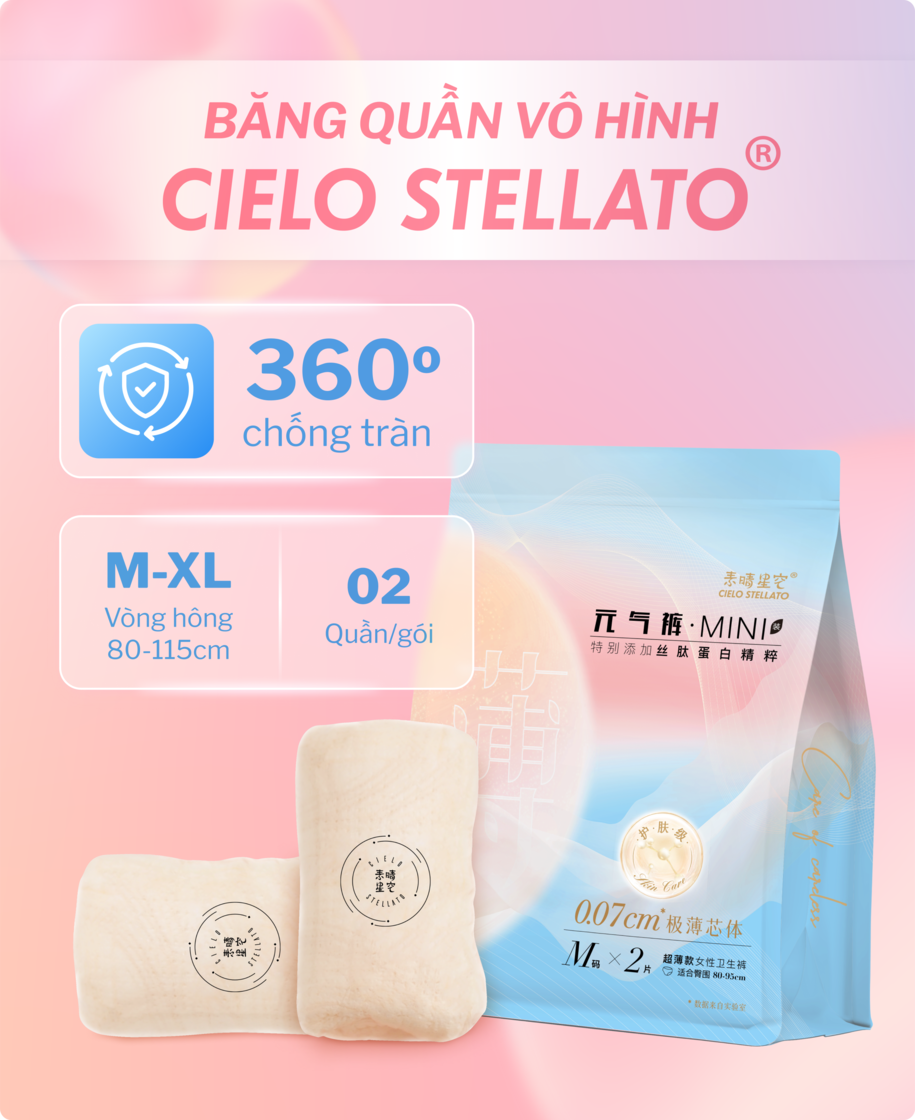Băng quần vô hình Cielo Stellato