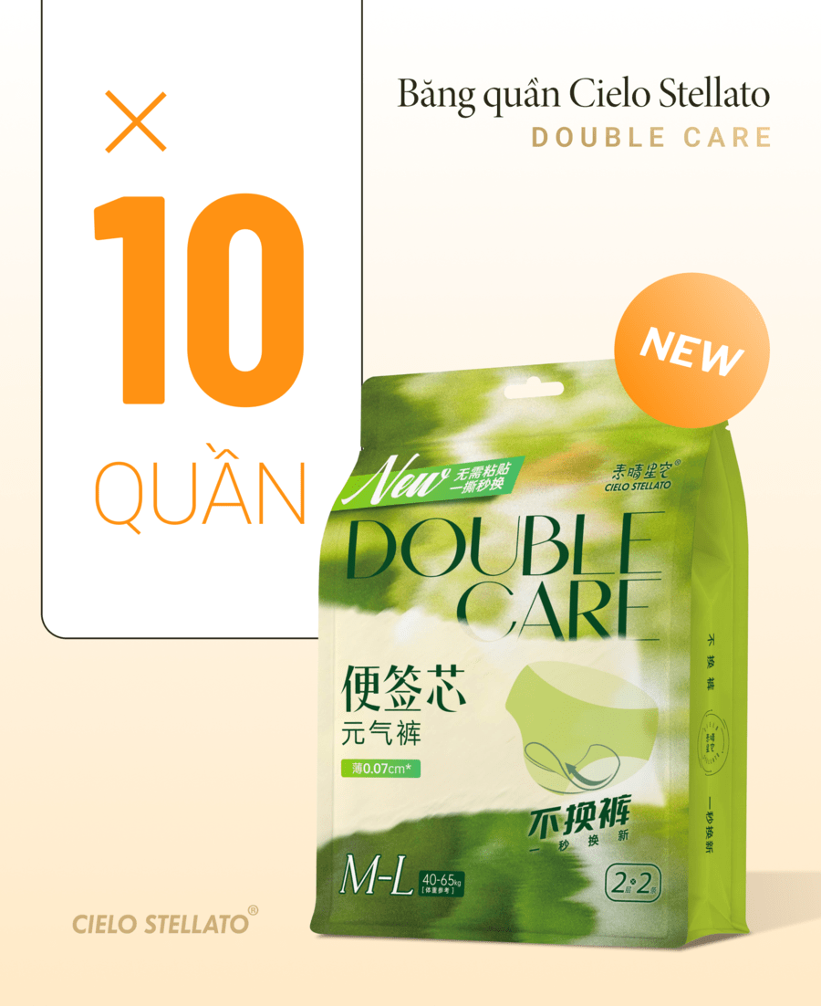 Combo 10 băng quần Cielo Stellato Double Care