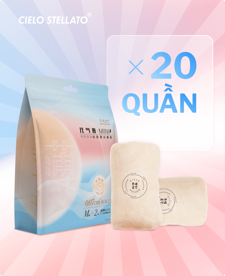 Combo 20 băng quần vô hình Cielo Stellato